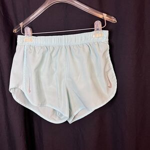 Nike Women's Dri-fit running shorts mint green Sz Medium active‎ workout fitness